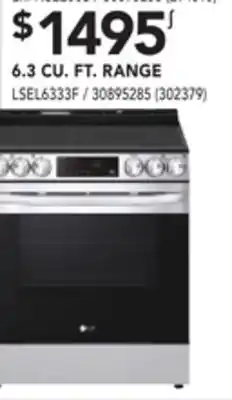 Réno Dépôt LG 6.3 CU. FT. RANGE offer