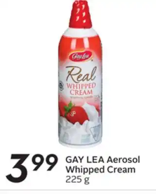 Sobeys Aerosol Whipped Cream offer
