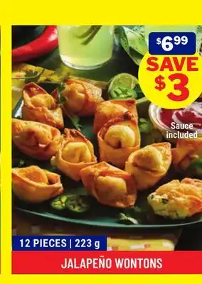 M & M Food Market JALAPEÑO WONTONS offer