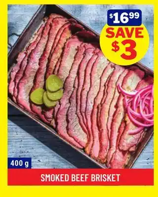 M & M Food Market SMOKED BEEF BRISKET offer