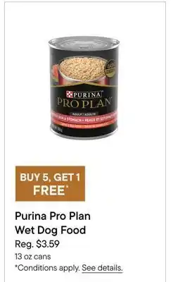 Petvalu Purina Pro Plan Wet Dog Food offer