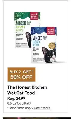 Petvalu The Honest Kitchen Wet Cat Food offer