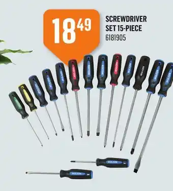 Canac Screwdriver Set 15-Piece offer