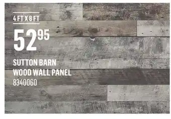 Canac Sutton Barn Wood Wall Panel offer