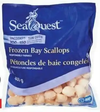 Real Canadian Superstore SEAQUEST FROZEN BAY SCALLOPS 400G offer