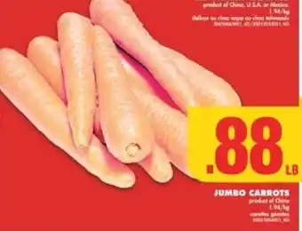 No Frills JUMBO CARROTS offer