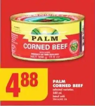 No Frills PALM CORNED BEEF offer