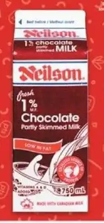 No Frills NEILSON CHOCOLATE MILK 750ML offer