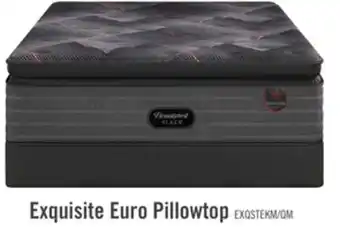 The Brick Beautyrest Black Signature Exquisite Euro Pillowtop King Mattress offer