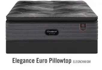 The Brick Beautyrest Black Signature Elegance Euro Pillowtop King Mattress offer