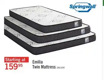 The Brick Springwall Emilia Tight Top Twin Mattress offer