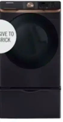 The Brick Samsung 7.5 Cu. Ft. Smart Electric Dryer with Steam Sanitize+ - DVE50BG8300VAC offer