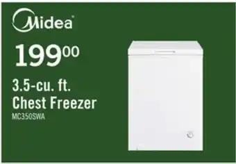 The Brick Midea 3.5 Cu. Ft. Chest Freezer MC350SWAR0RC1 offer
