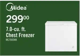 The Brick Midea 7 Cu. Ft. Chest Freezer MC700SWAR0RC1 offer