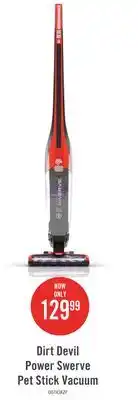 The Brick Dirt Devil Power Swerve Pet Stick Vacuum offer