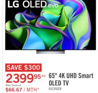 The Brick LG 65 C3 4K OLED evo Smart TV offer