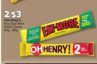 PharmaChoice Hershey's King Size Bars offer