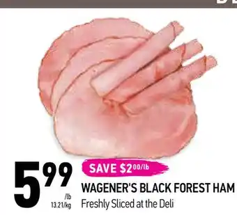 Coppa's Fresh Market WAGENER'S BLACK FOREST HAM offer