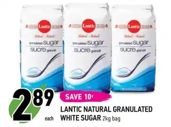 Coppa's Fresh Market LANTIC NATURAL GRANULATED WHITE SUGAR offer