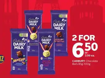 Rexall CADBURY Chocolate Bars offer