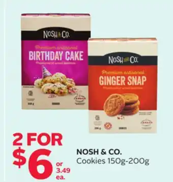 Rexall NOSH & CO. Cookies 150g-200g offer