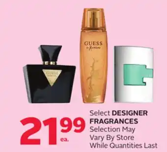 Rexall Select DESIGNER FRAGRANCES offer