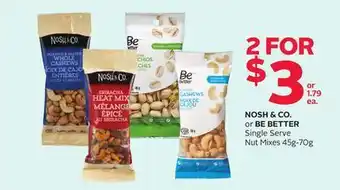 Rexall NOSH & CO. or BE BETTER Single Serve Nut Mixes offer