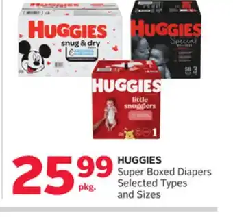 Rexall HUGGIES Super Boxed Diapers offer