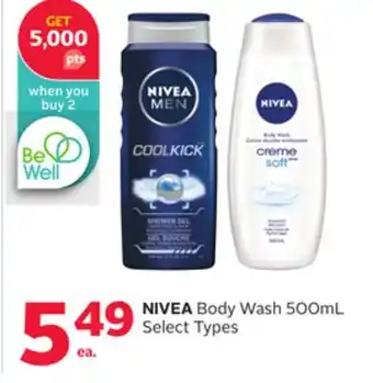 Rexall NIVEA Body Wash offer