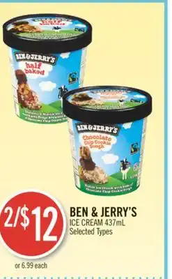 Shoppers Drug Mart BEN & JERRY'S ICE CREAM offer