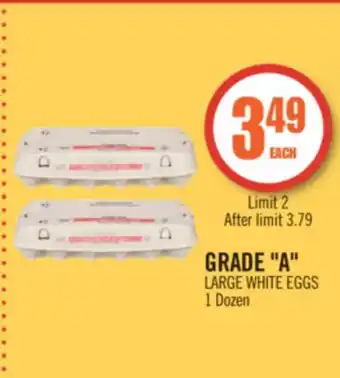 Shoppers Drug Mart GRADE A LARGE WHITE EGGS offer