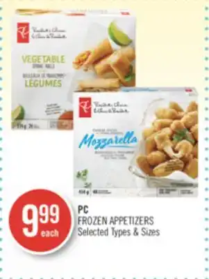 Shoppers Drug Mart PC FROZEN APPETIZERS offer