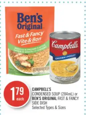 Shoppers Drug Mart CAMPBELL'S CONDENSED SOUP (284mL) or BEN'S ORIGINAL FAST & FANCY SIDE DISH offer