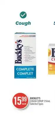 Shoppers Drug Mart BUCKLEY'S COUGH SYRUP offer