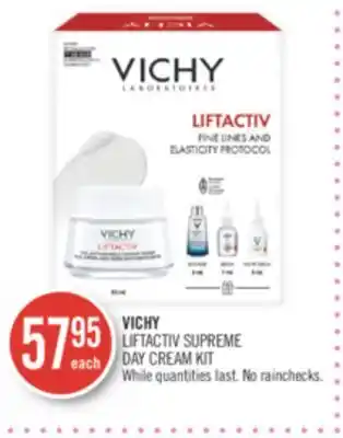 Shoppers Drug Mart VICHY LIFTACTIV SUPREME DAY CREAM KIT offer