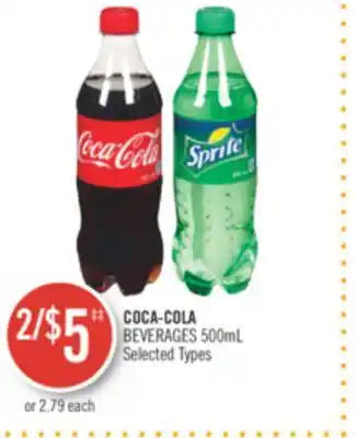 Shoppers Drug Mart COCA-COLA BEVERAGES offer