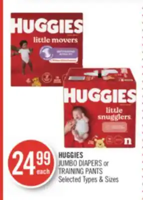 Shoppers Drug Mart HUGGIES JUMBO DIAPERS or TRAINING PANTS offer