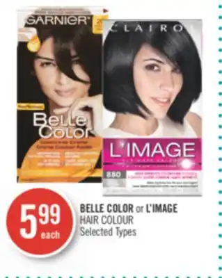 Shoppers Drug Mart BELLE COLOR or L'IMAGE HAIR COLOUR offer