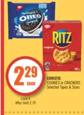 Shoppers Drug Mart CHRISTIE COOKIES or CRACKERS offer