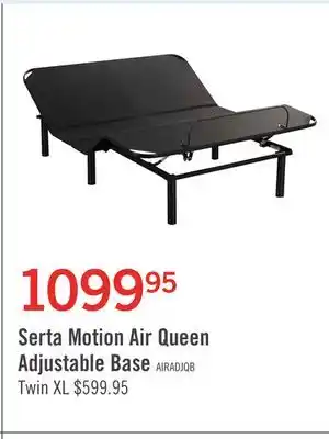 The Brick Serta Motion Air Queen Adjustable Base offer