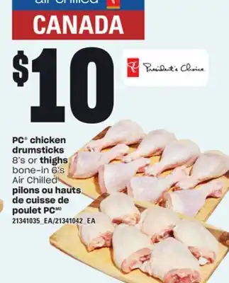 Independent City Market PC CHICKEN DRUMSTICKS, 8'S OR THIGHS, 6'S offer