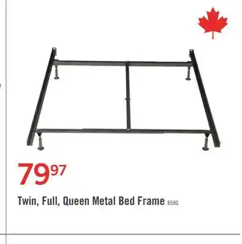 The Brick Twin/Full/Queen Metal Glide Bed Frame offer