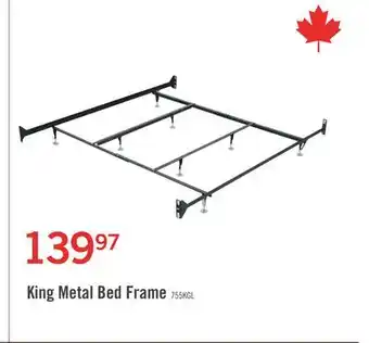 The Brick King Metal Glide Bed Frame with Headboard/Footboard Attachment offer