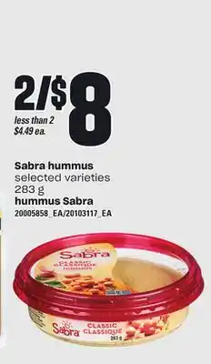 Independent City Market SABRA HUMMUS, 283 g offer