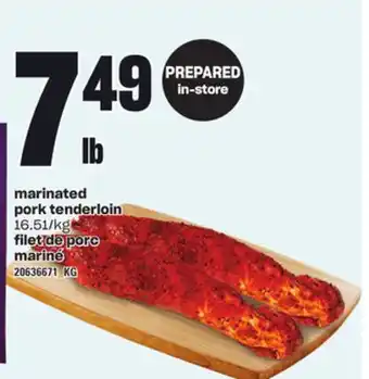 Independent City Market MARINATED PORK TENDERLOIN offer