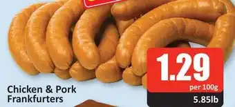 Starsky Chicken & Pork Frankfurters offer