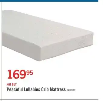 The Brick Safety 1st Peaceful Lullabies Crib and Toddler Bed Mattress offer