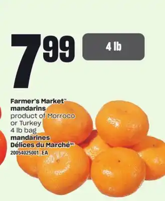 Independent City Market FARMER'S MARKET MANDARINS, 4 lb bag offer