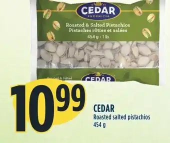 Marché Adonis CEDAR Roasted salted pistachios offer