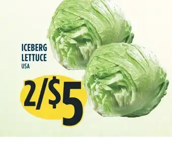 Marché Adonis ICEBERG LETTUCE offer